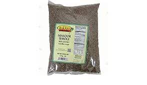 BANSI MASOOR WHOLE RED 4LB