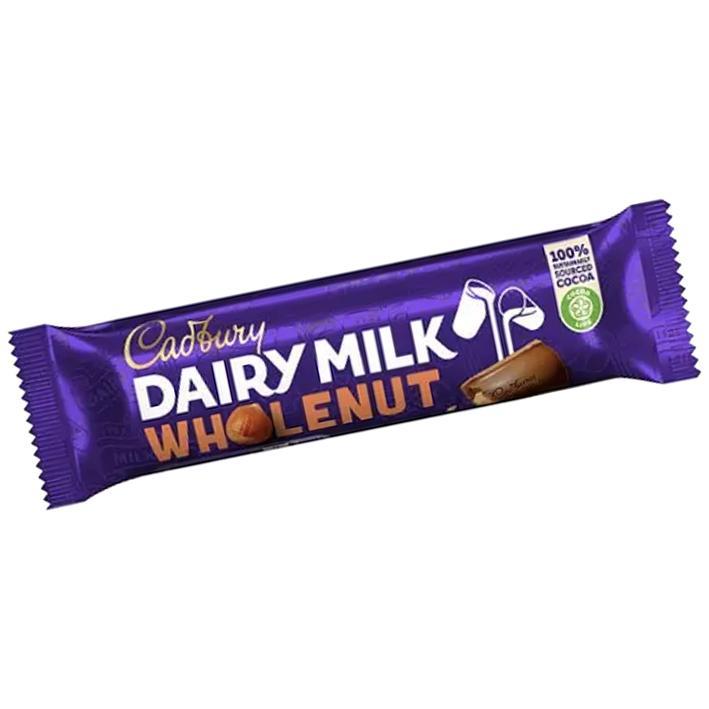CADBURY DAIRY MILK WHOLE NUT BAR (45g)