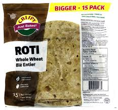 Crispy Whole Wheat Roti 15pc