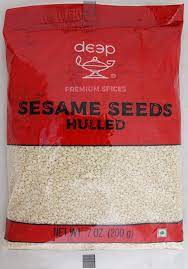 DEEP SESAME SEEDS (HULLED) 7oz