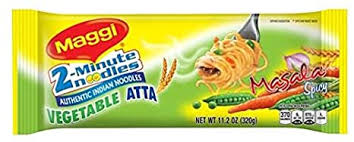 Maggi Masala Veg Atta Noodles 