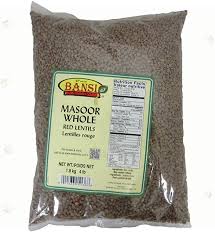 Bansi Masoor Whole 4lb