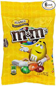 M&M PEANUT BAG 5.30oz