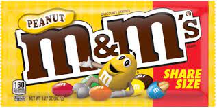 M&M PEANUT SHARE SIZE 3.27oz