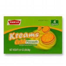 PARLE KREAMS GOLD PINEAPPLE 4PC