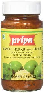 PRIYA MANGO THOKKU PICKLE 300g ( WIT GARLIC