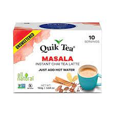 QUIK TEA   MASALA UNSWEETENED 160g