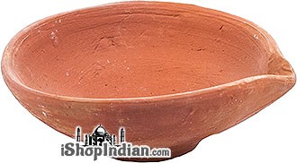 SINGLE BIG CLAY DIYA