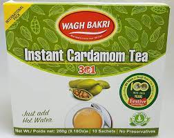 WAGH BAKRI INSTANT CARDOMOM TEA (10 POUCHES)